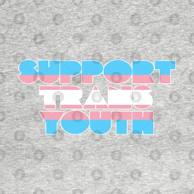 Support Trans Youth ))(( Transgender Pride Flag by darklordpug